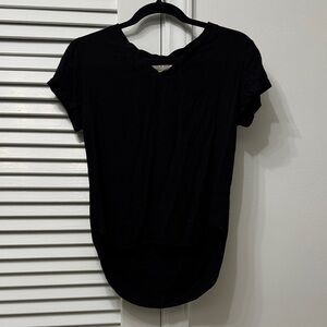 Cloth & Stone Black Short Sleeve Tee